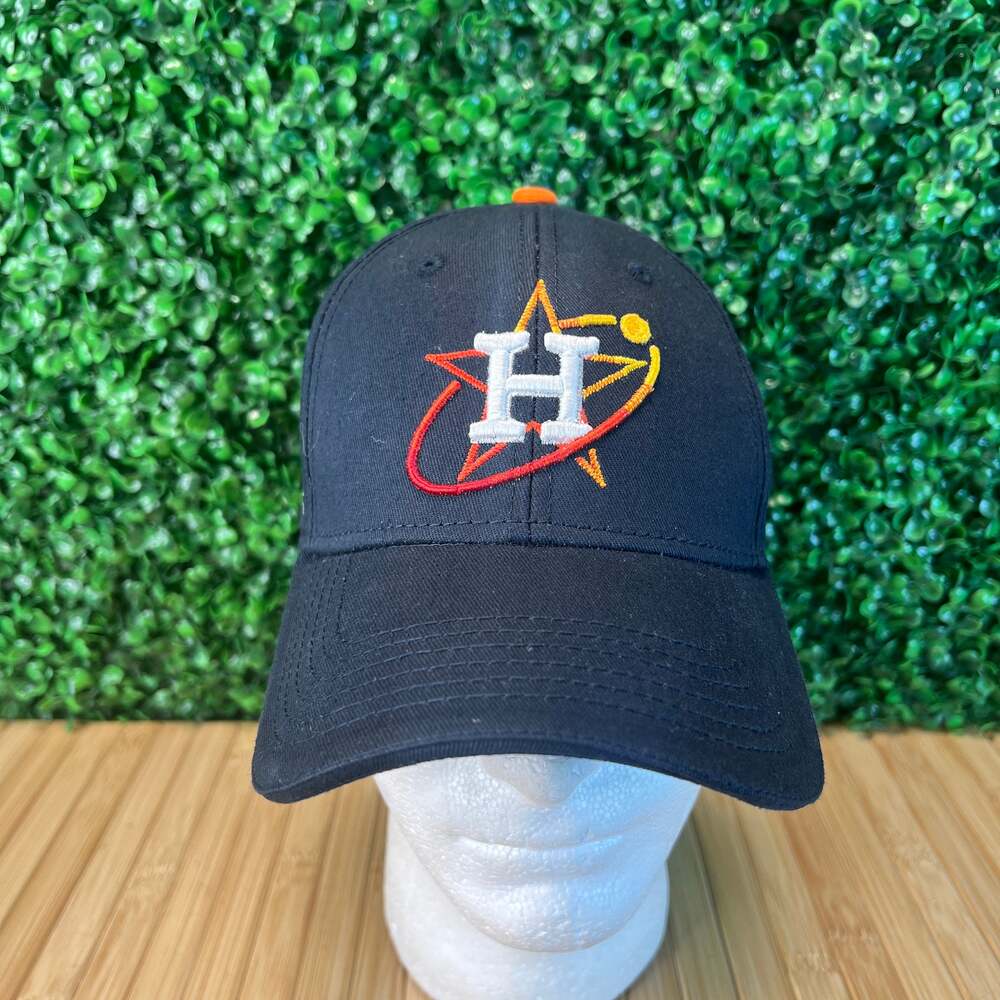 Houston Astros Space City Hat 2022 World Series Champs Logo Adjustable Navy Blue
